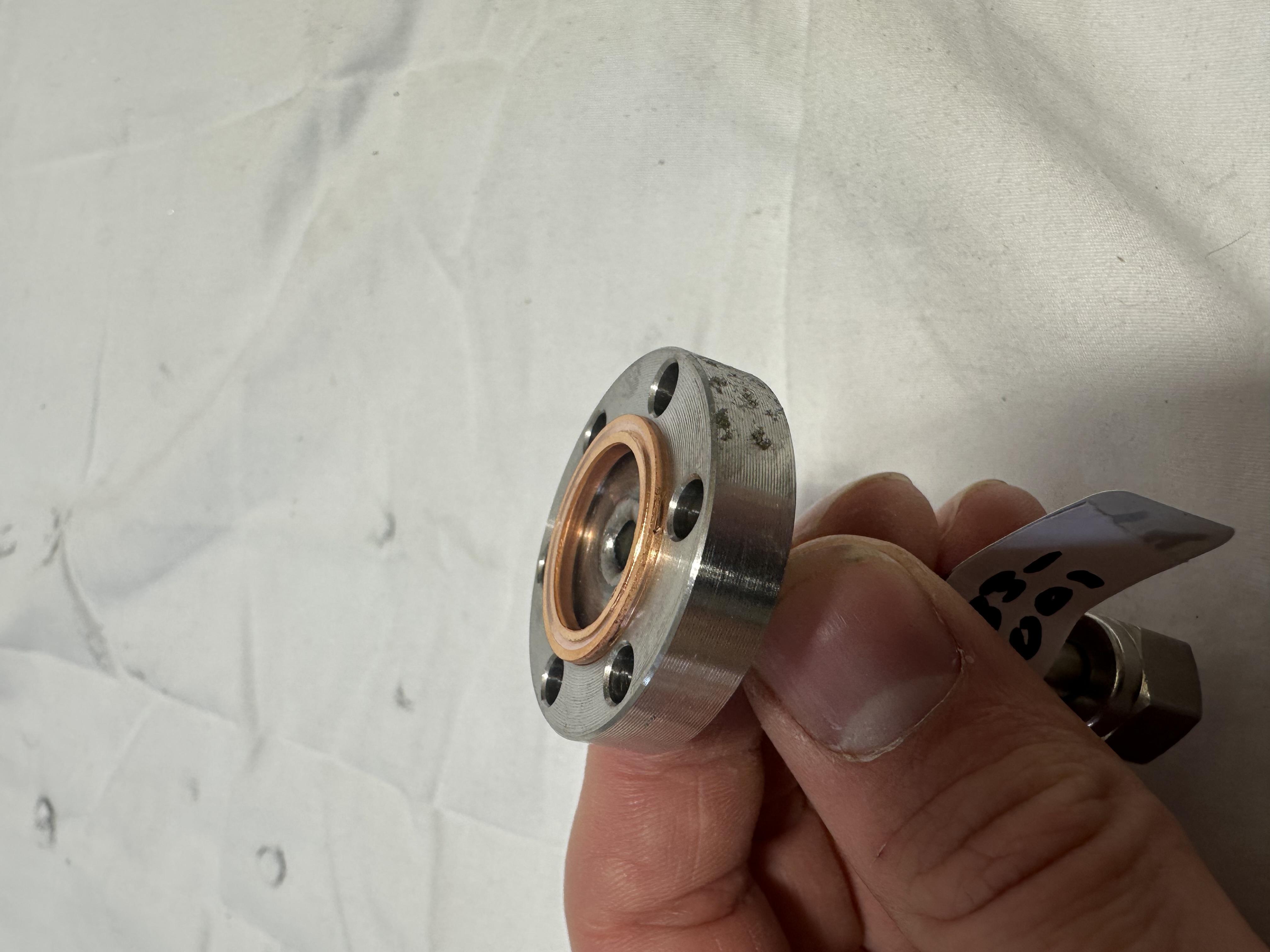 CF1.33 to 1/4" Flare Vacuum Adapter view 5