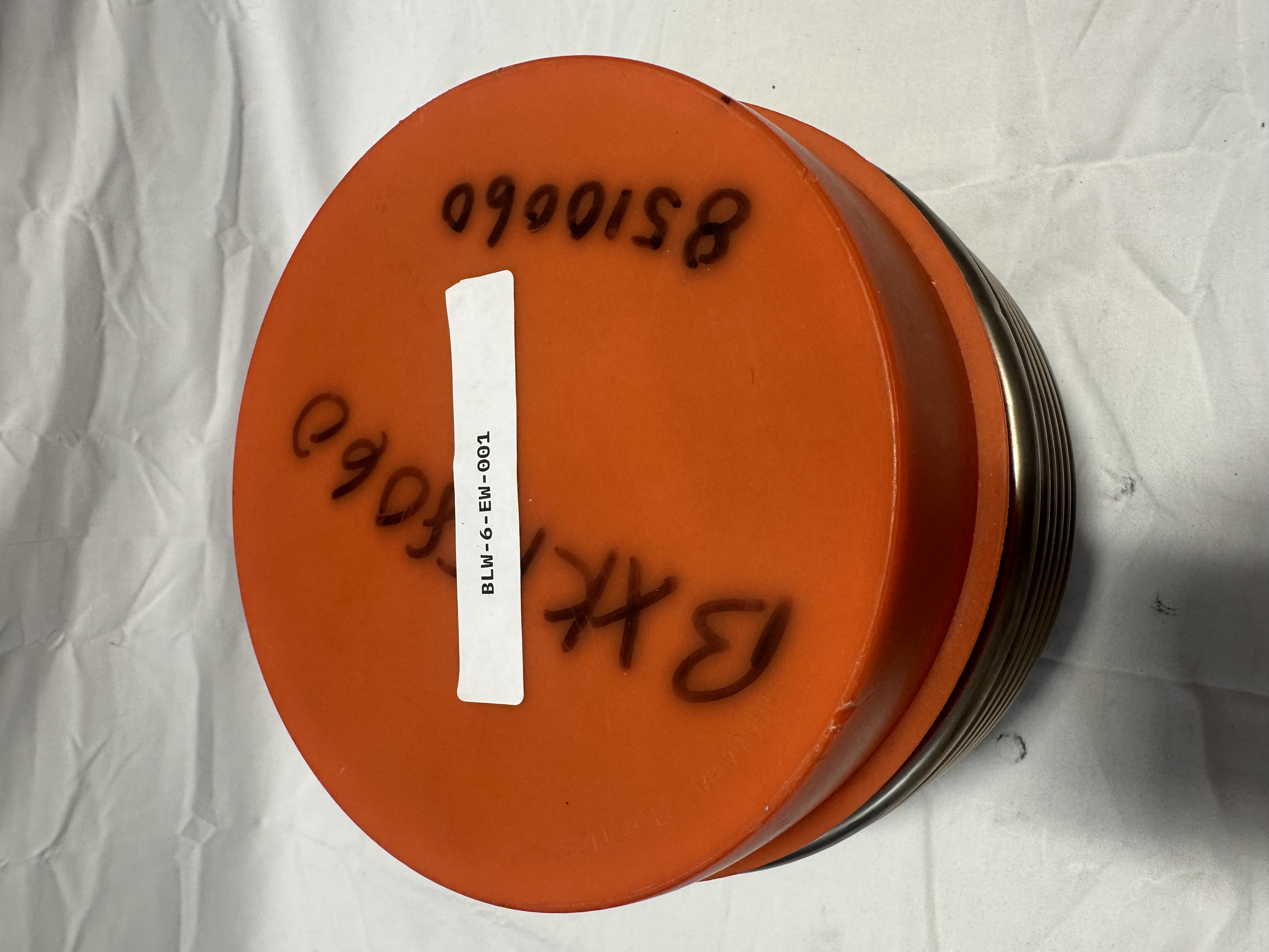 6" Edge-Welded Vacuum Bellows, Weld Stub, 6.5" Long