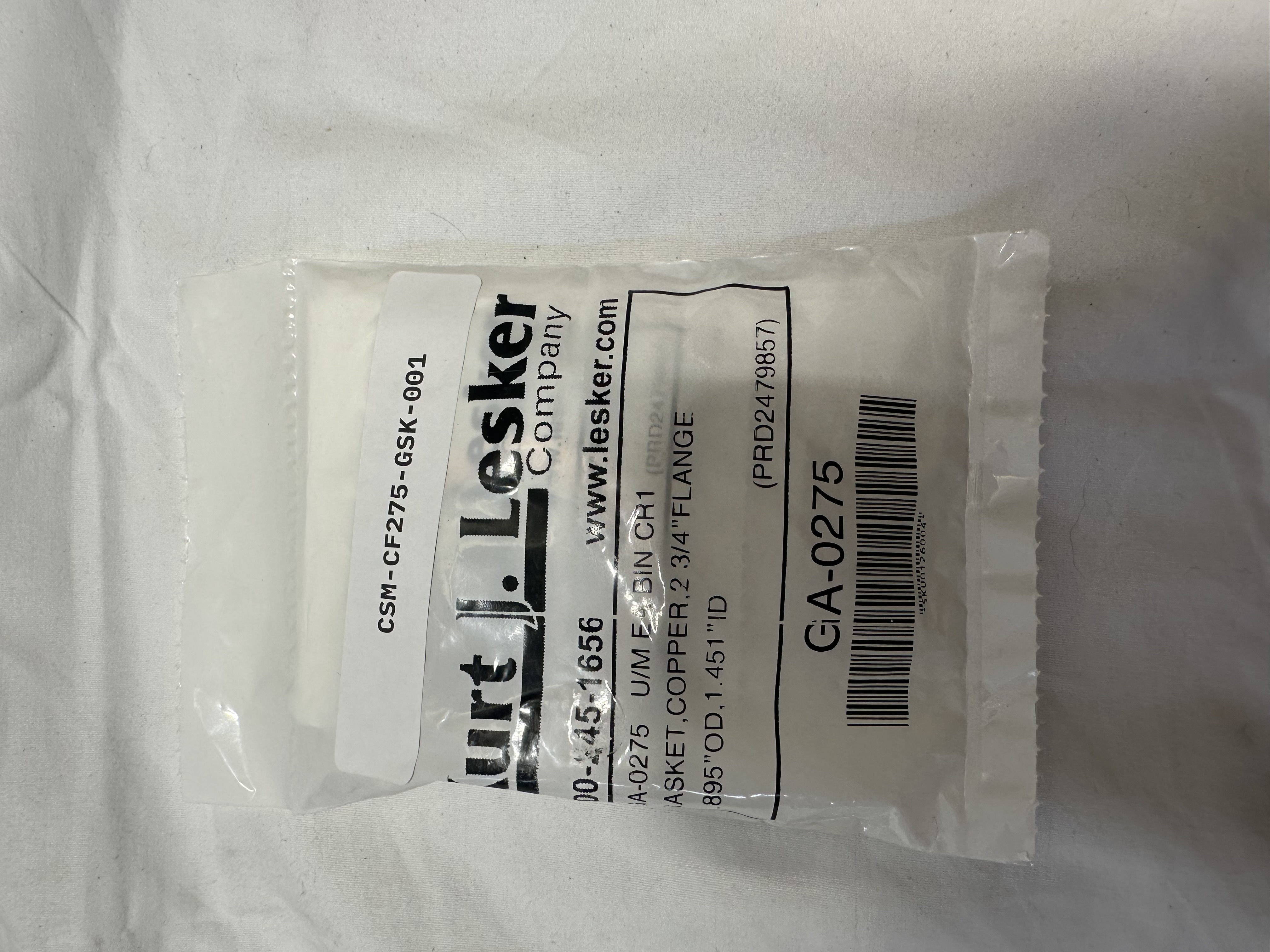 KJLC GA-0275 CF2.75 Copper Gaskets