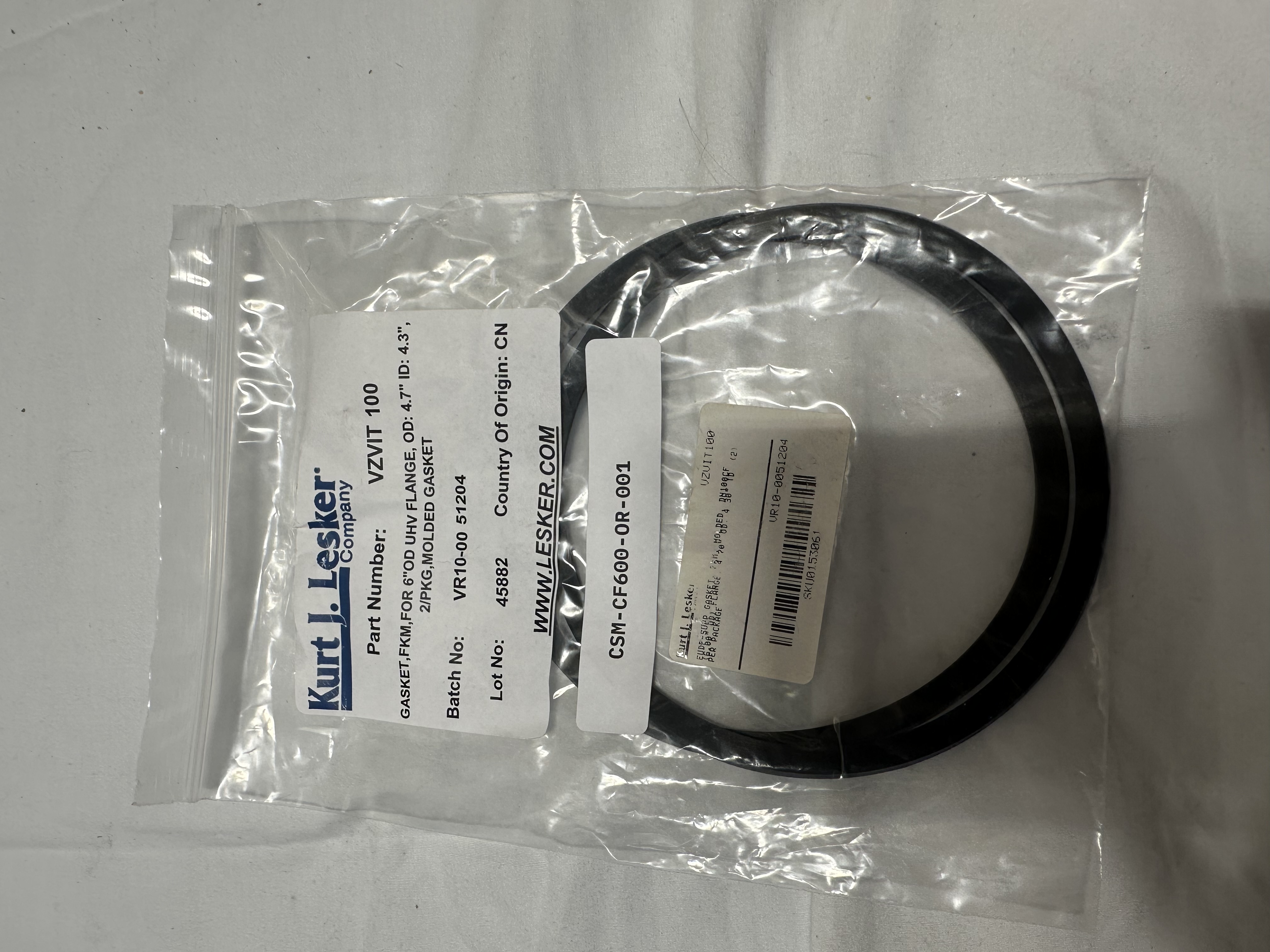 KJLC VZVIT100 CF6 O-Rings, 2-Pack, 4.7" OD