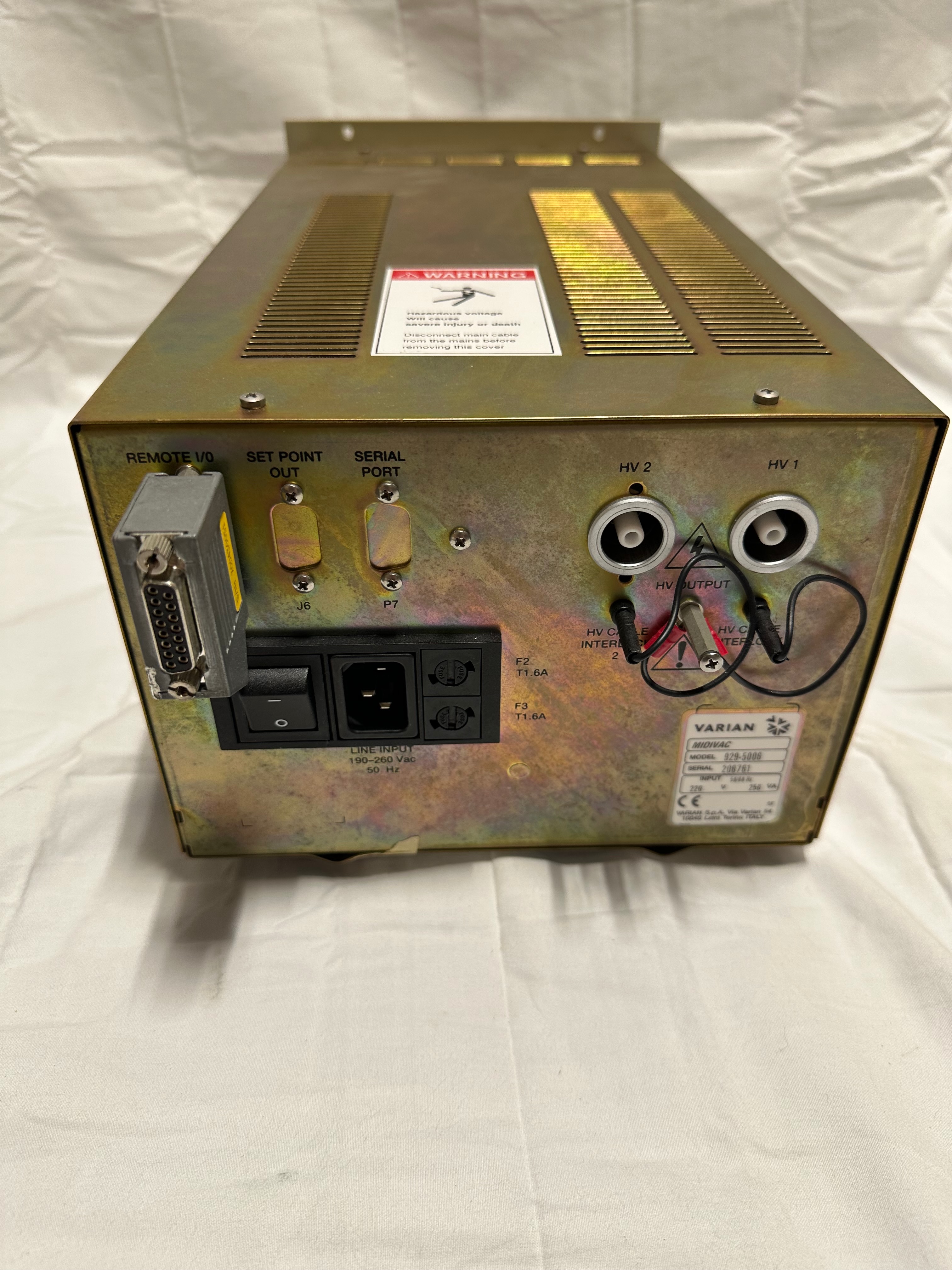 Varian 929-5006 Ion pump controller view 2