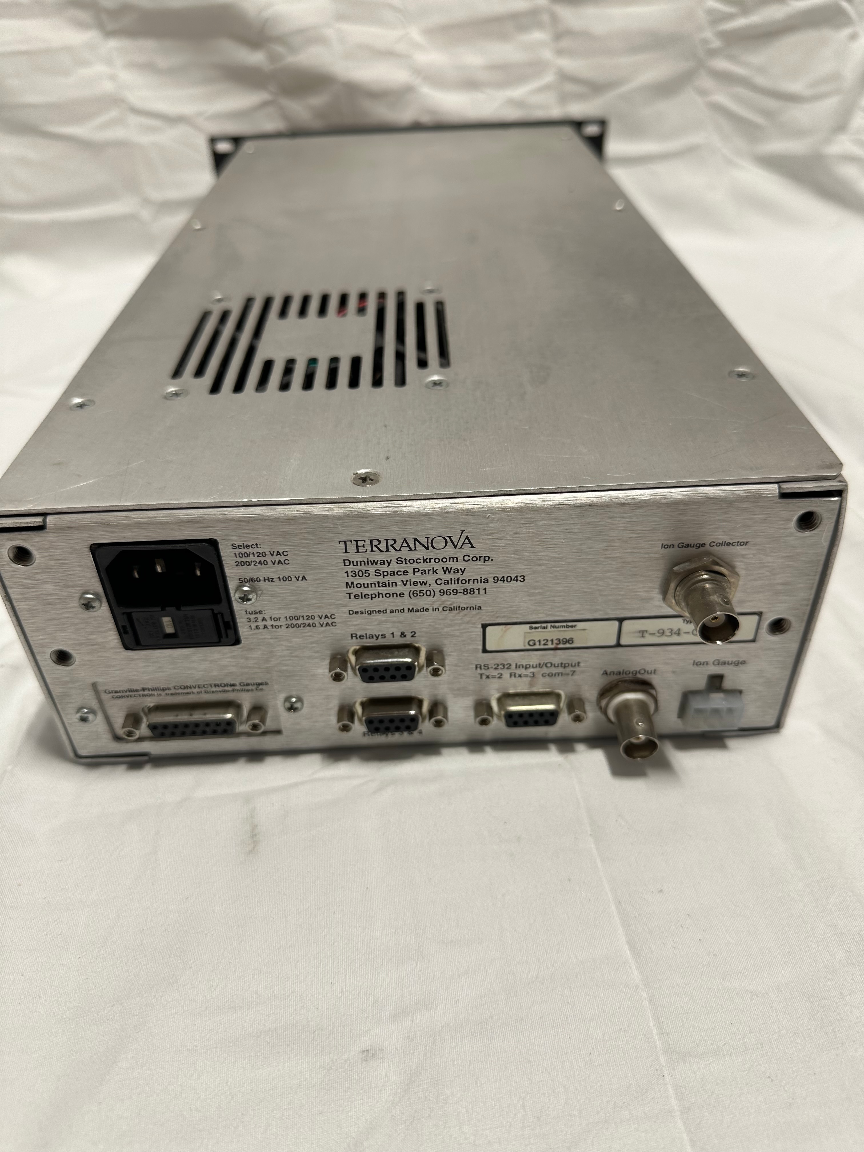 Terranova 934 Gauge Controller view 2