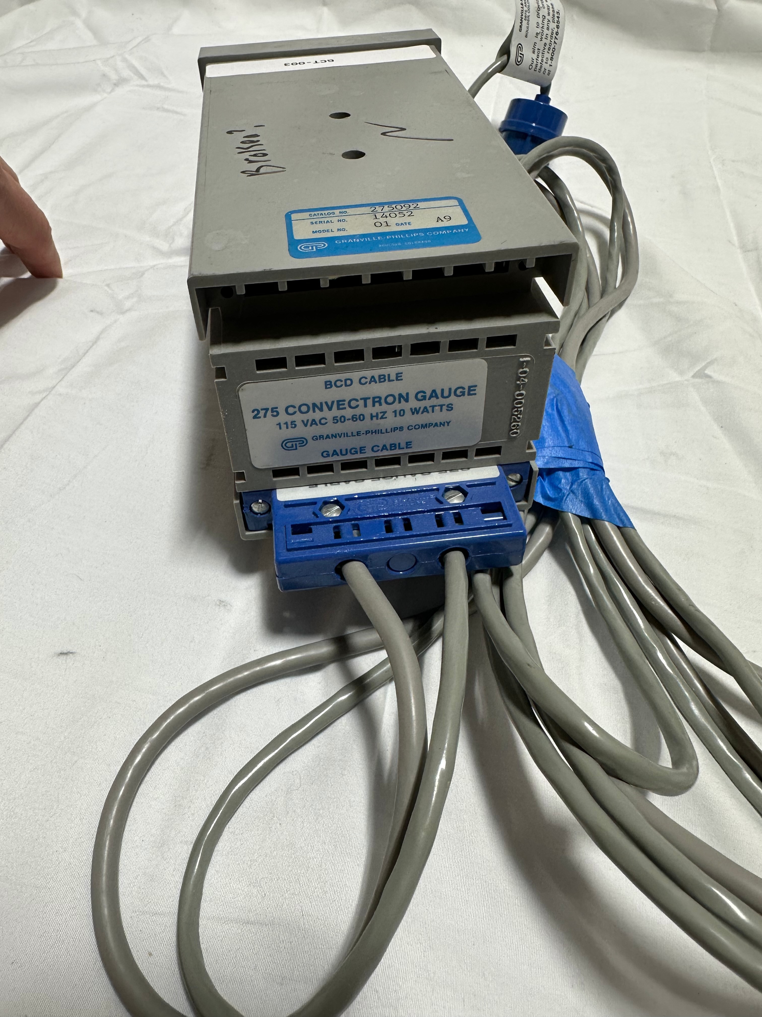 Granville Phillips 275 Convectron Gauge view 2