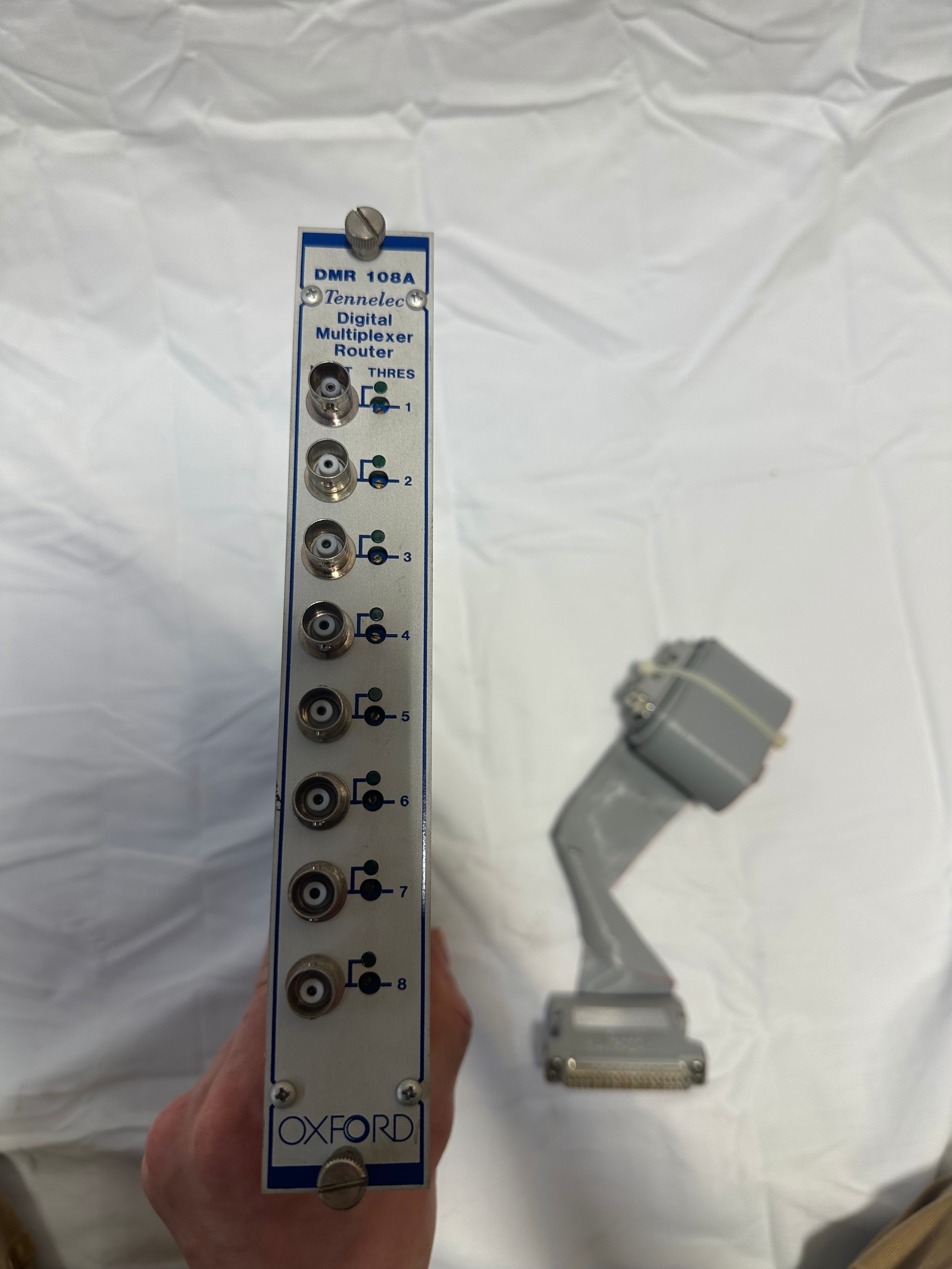 Tennelec DMR 108A NIM module view 2