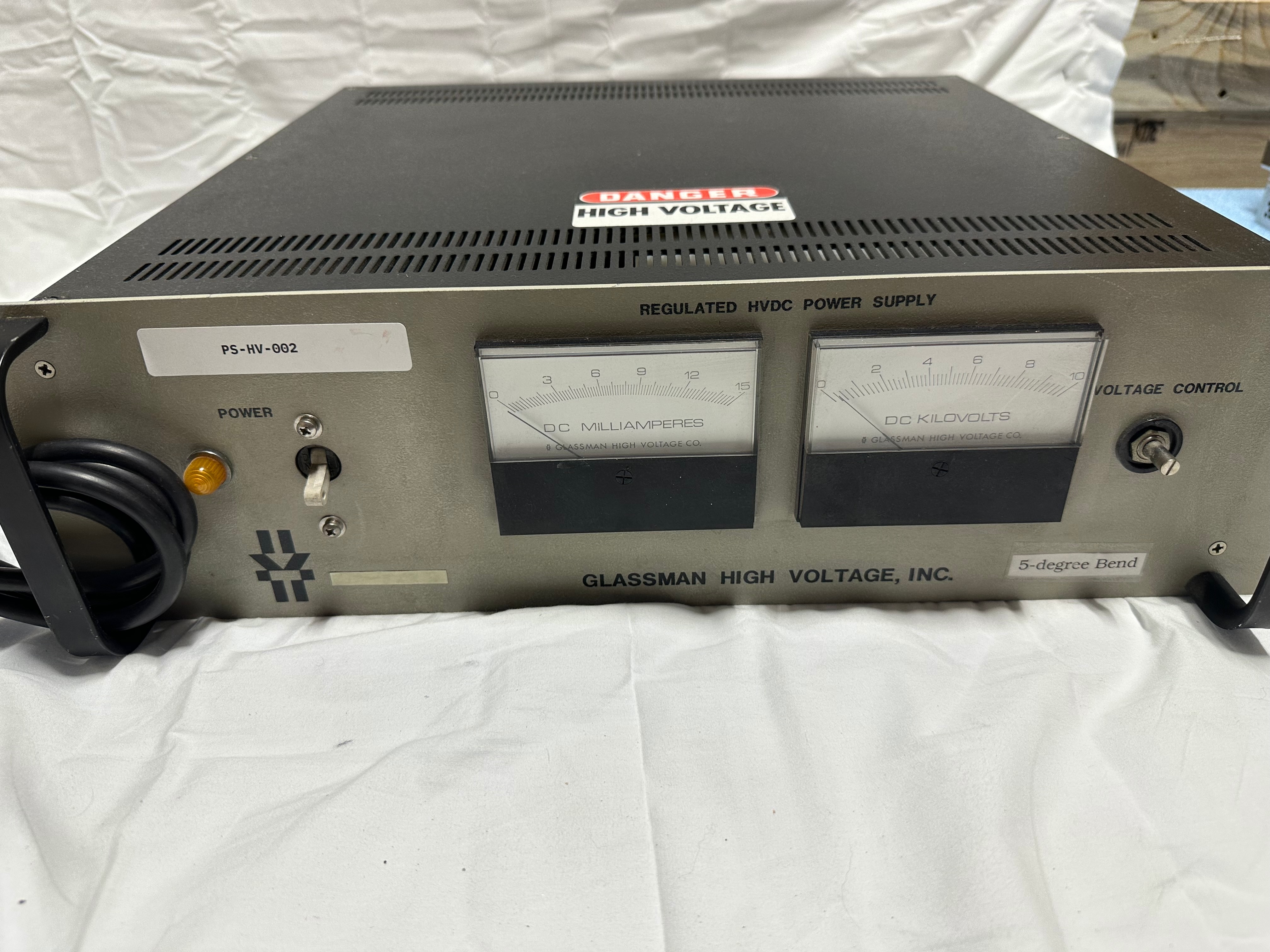 Glassman PS/IG-10P15 HV power supply view 2