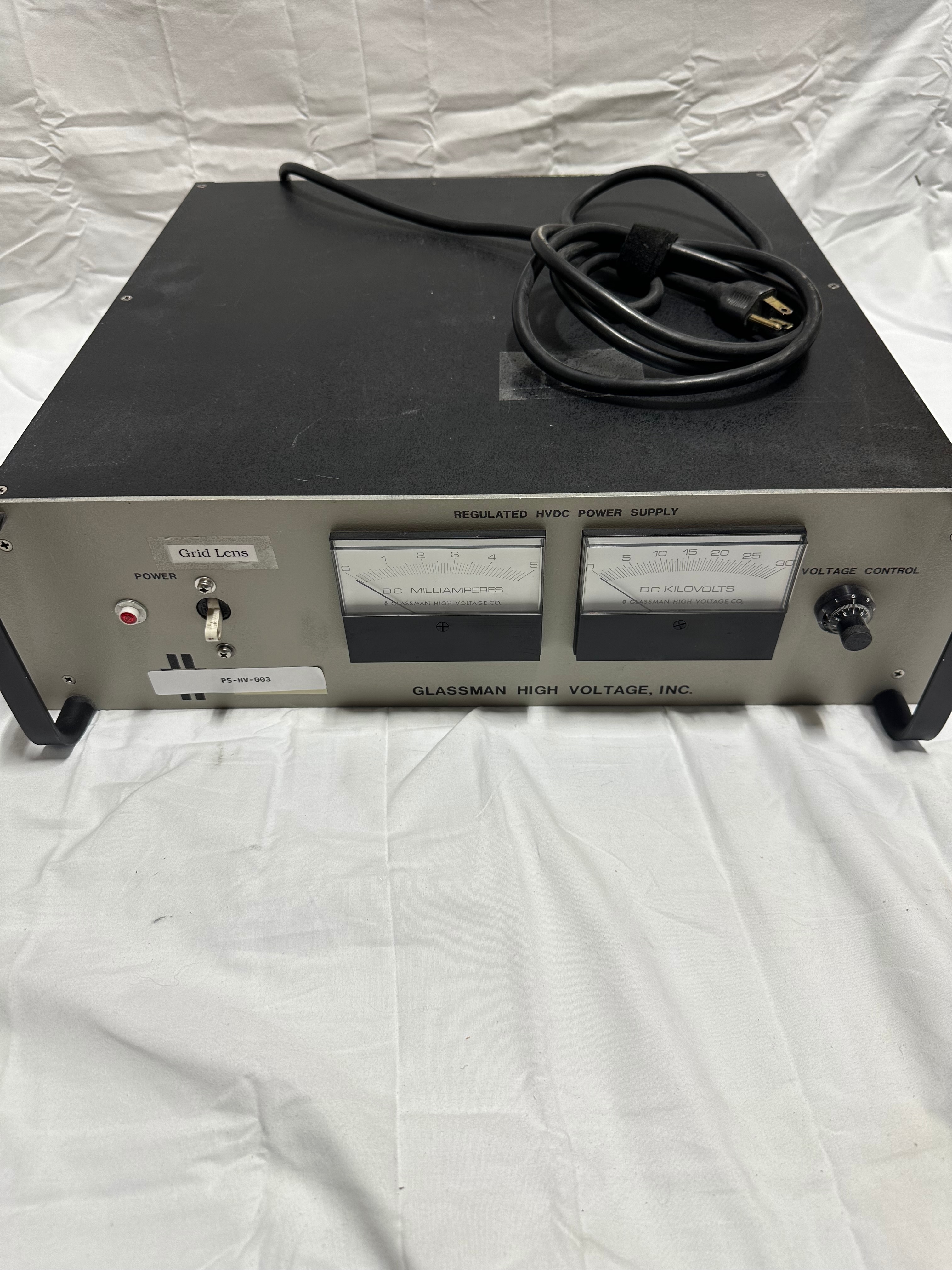 Glassman PS/IG-30R5-GINX HV power supply