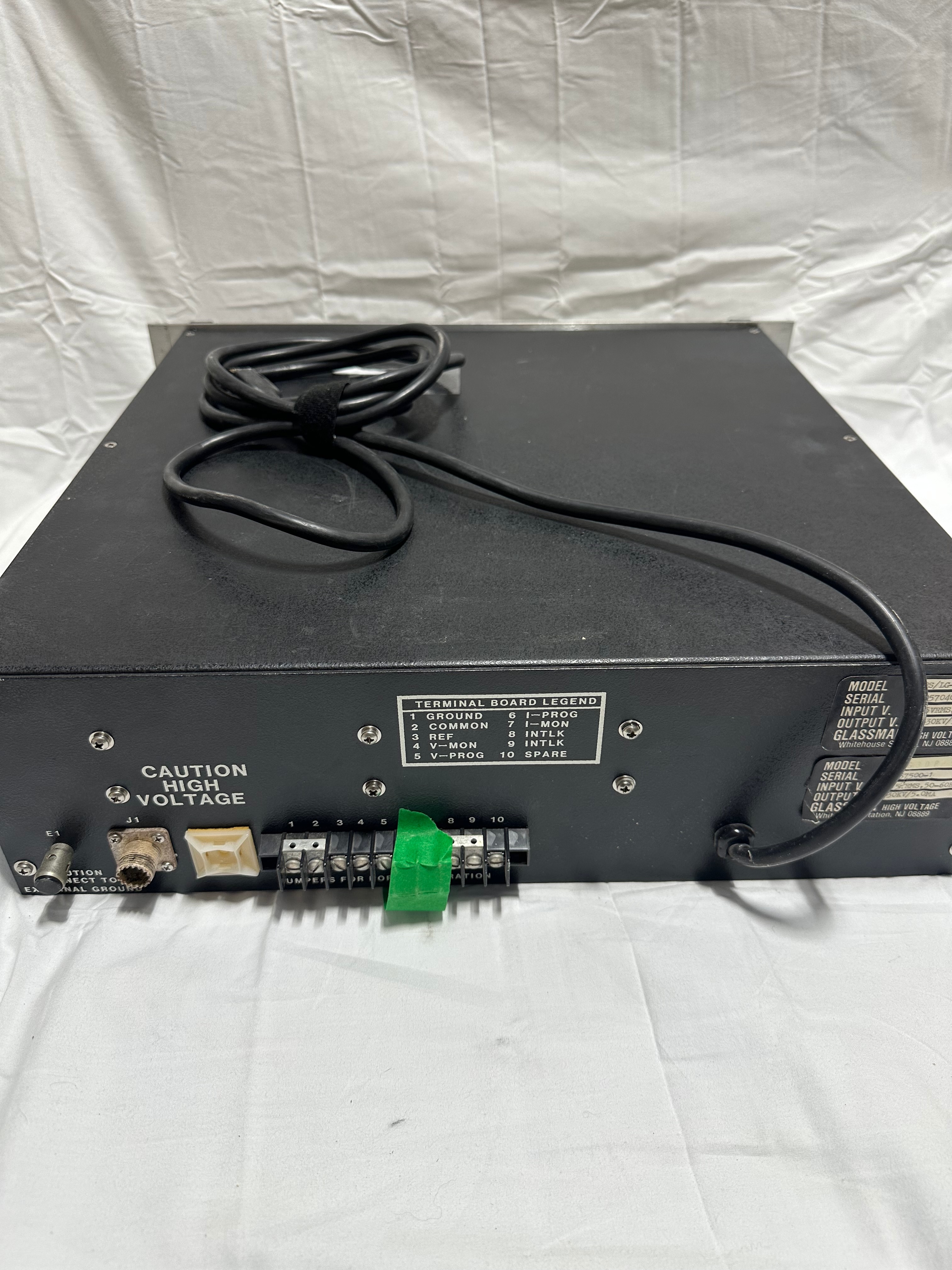 Glassman PS/IG-30R5-GINX HV power supply view 3
