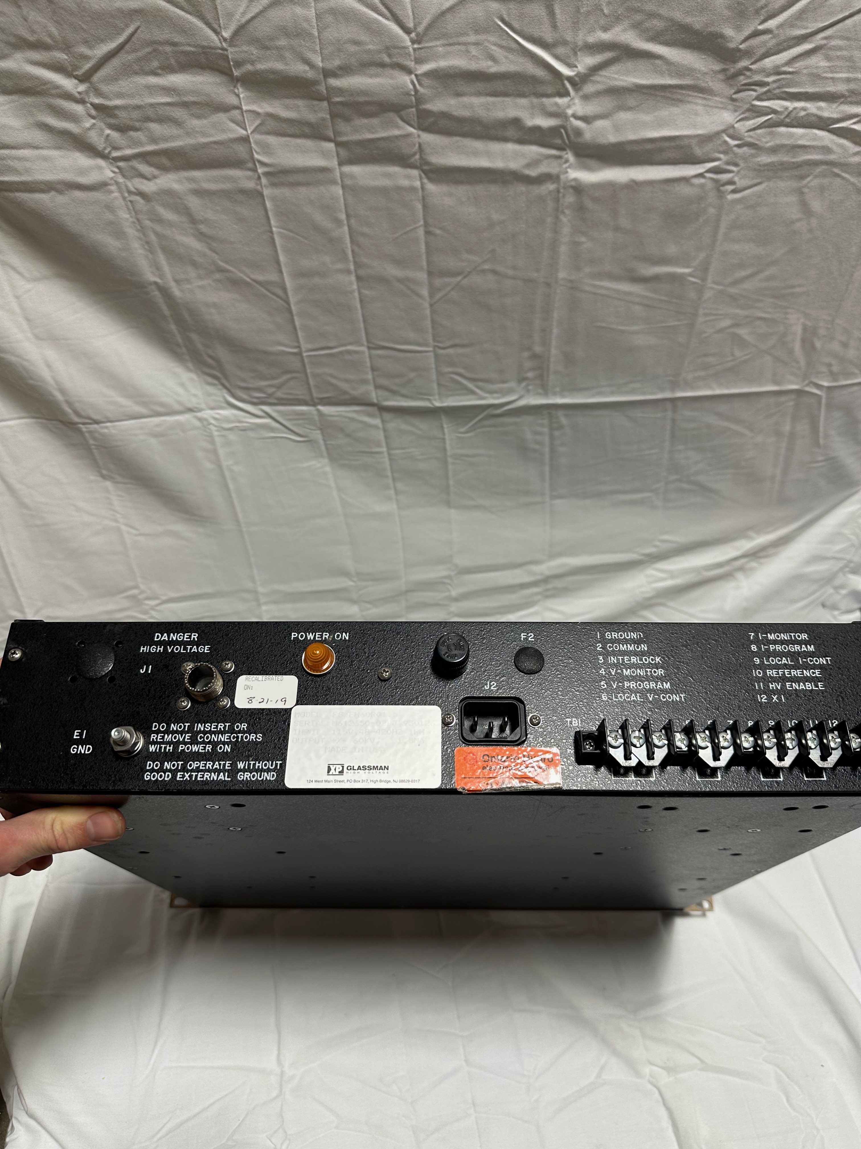 Glassman PS/EH60R01.5 HV power supply view 4