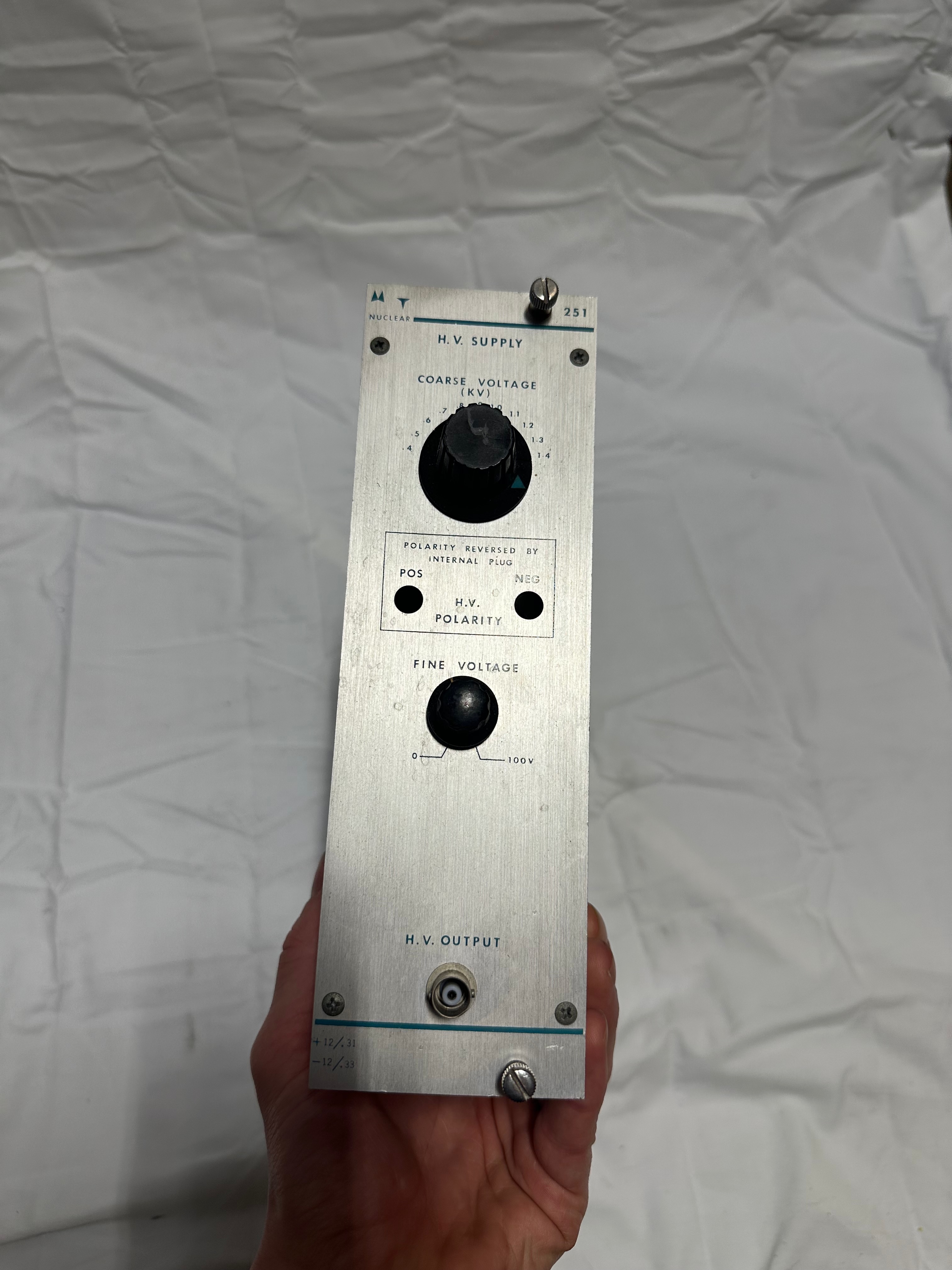 Nuclear 251 HV power supply view 2