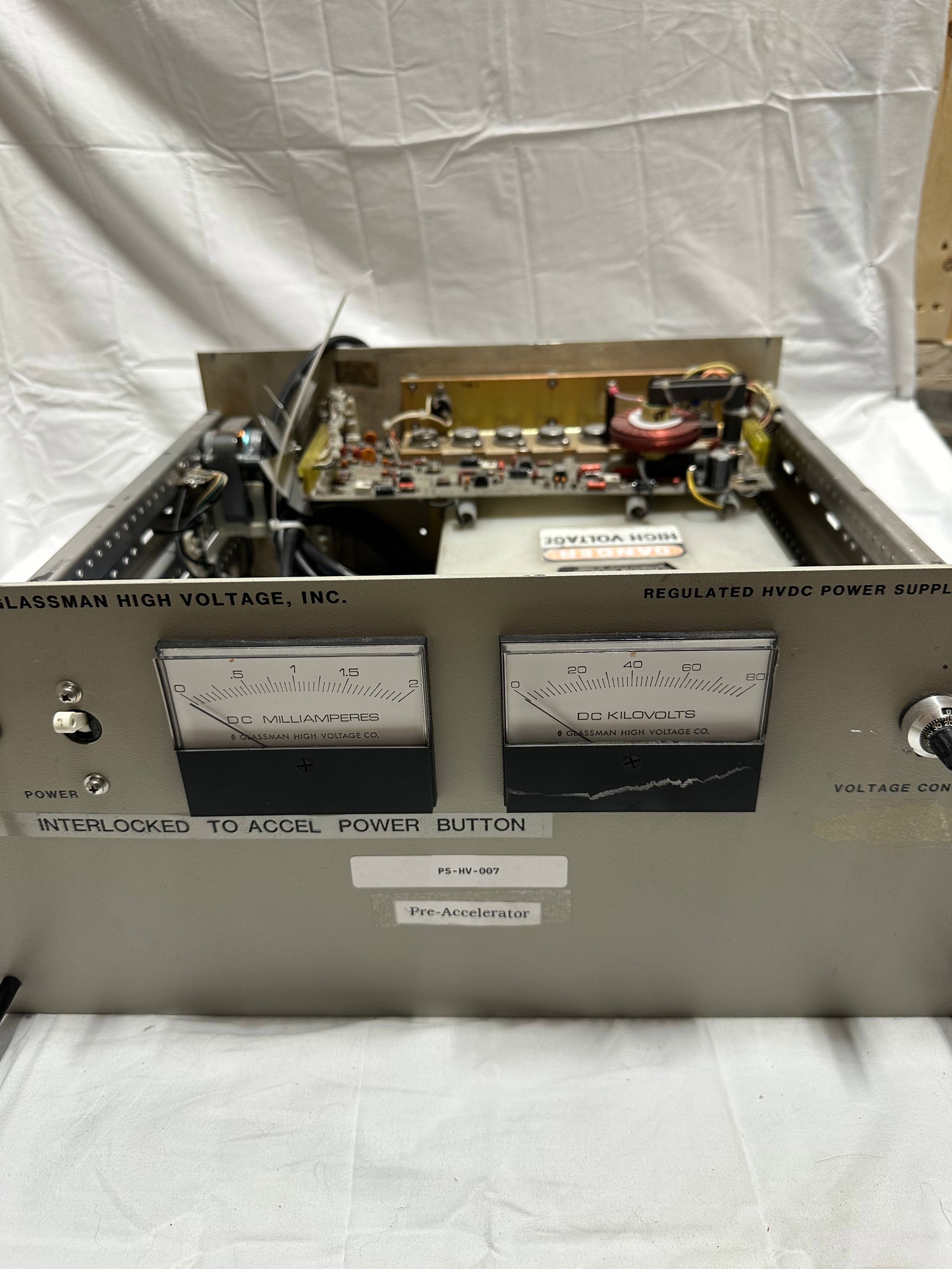 Glassman HV power supply view 2