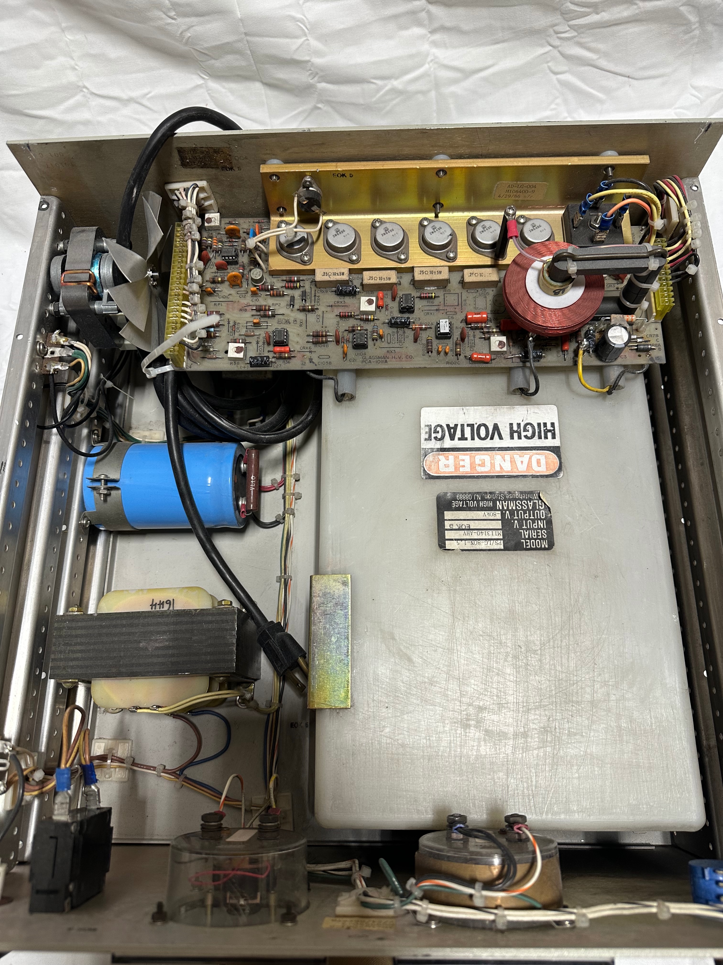 Glassman HV power supply view 4