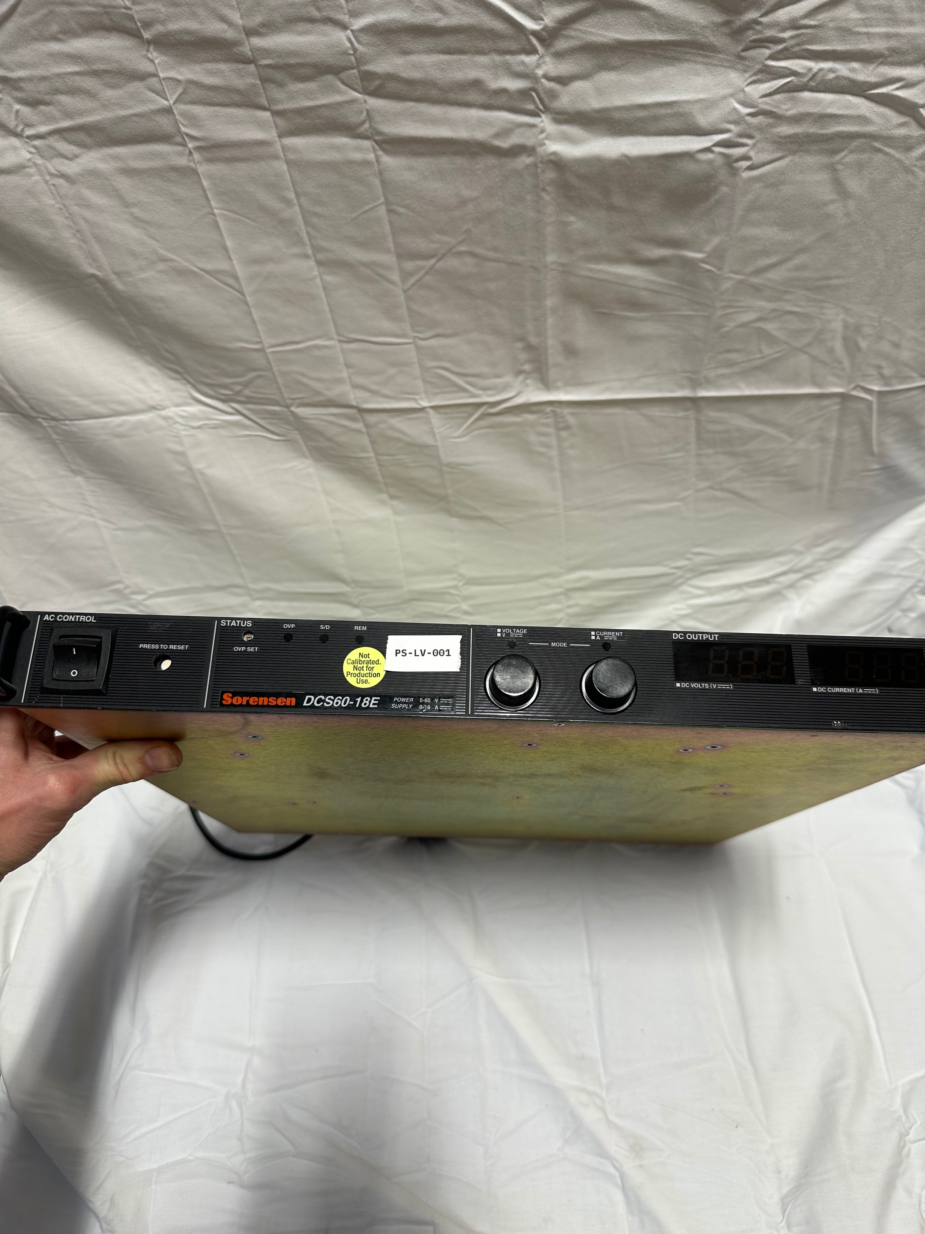 Sorensen DCS60-18E LV power supply