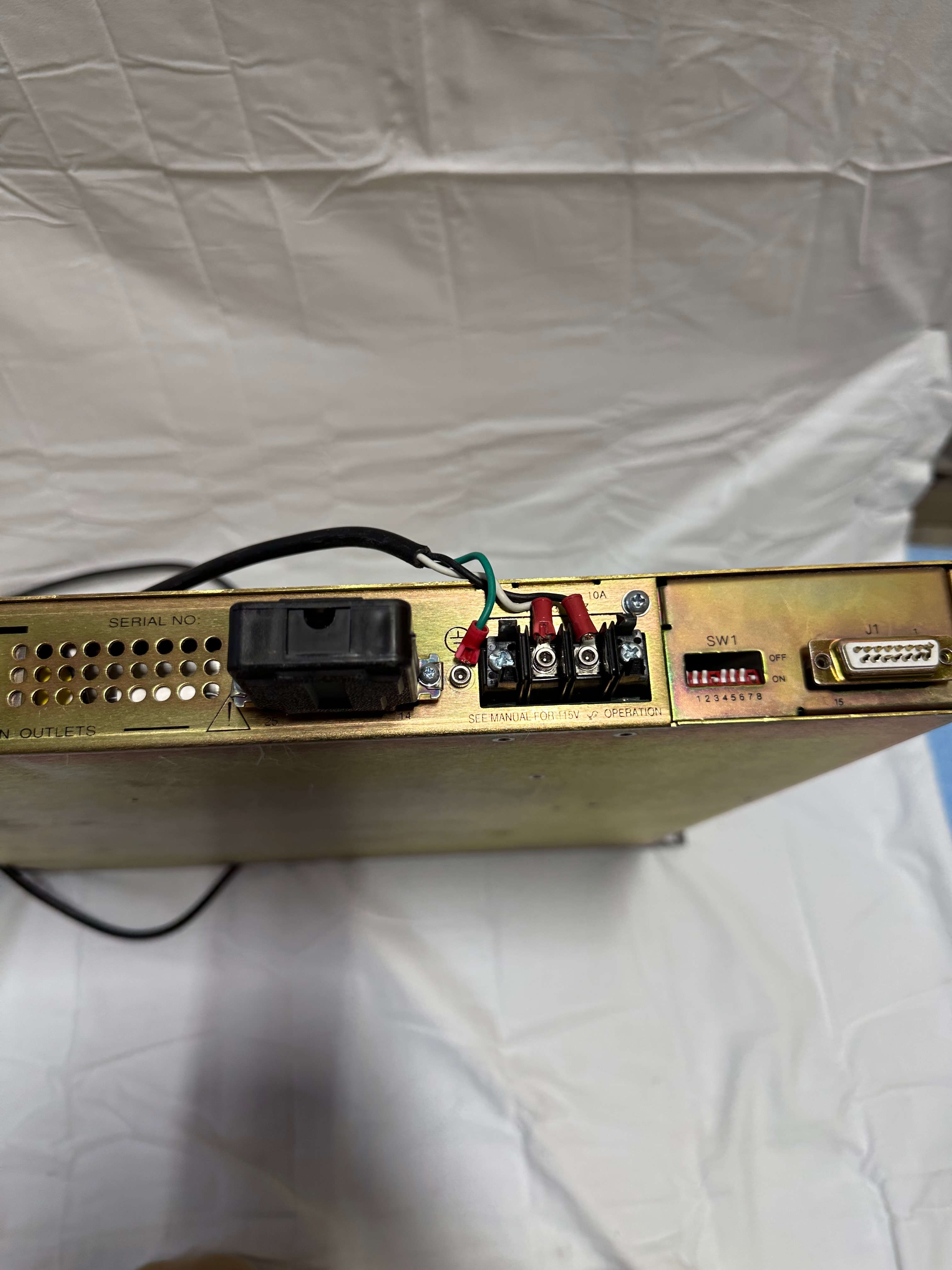 Sorensen DCS60-18E LV power supply view 3
