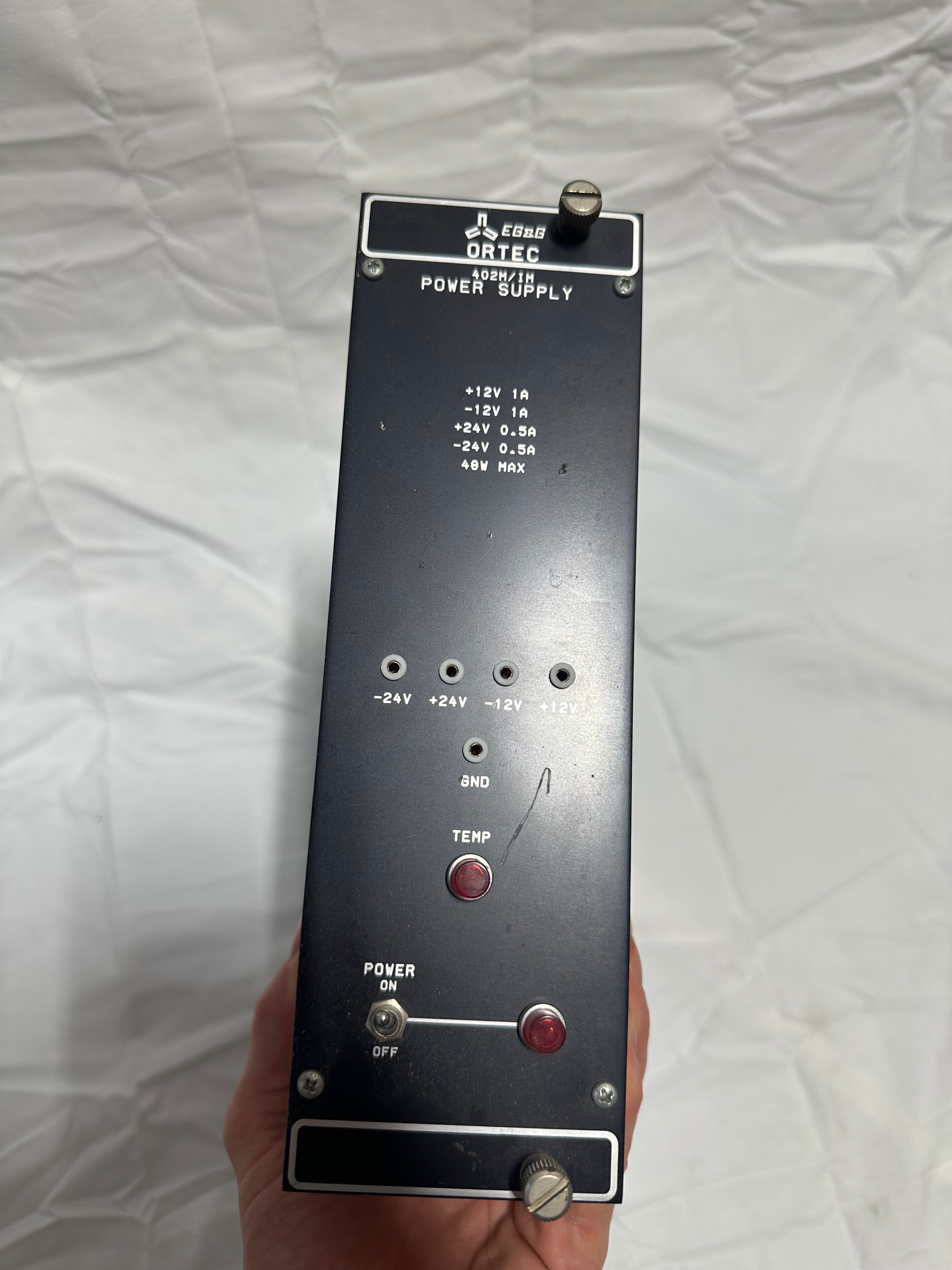 Ortec 402M/IM LV power supply view 2