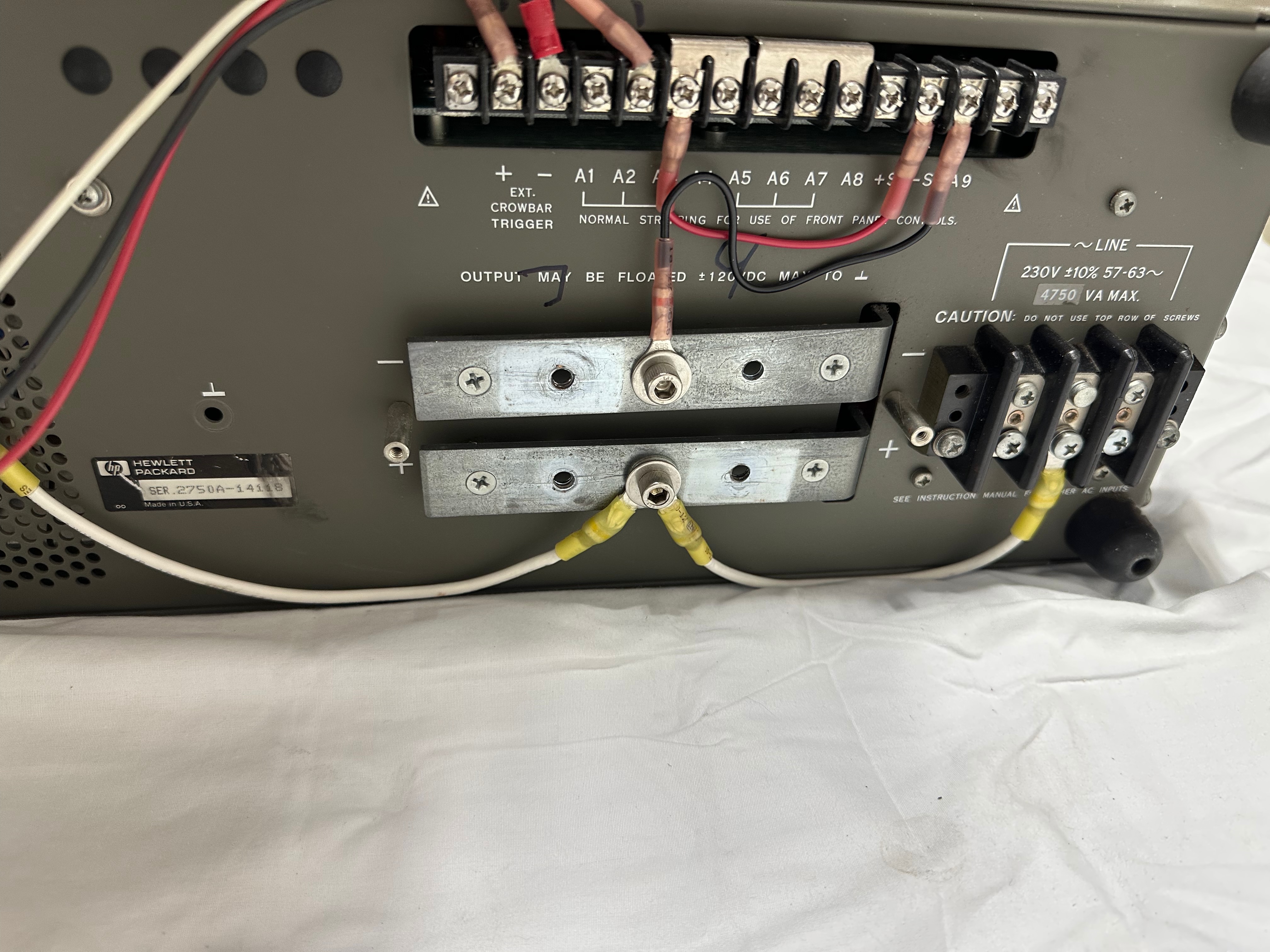 HP 6269B HP power supply view 2