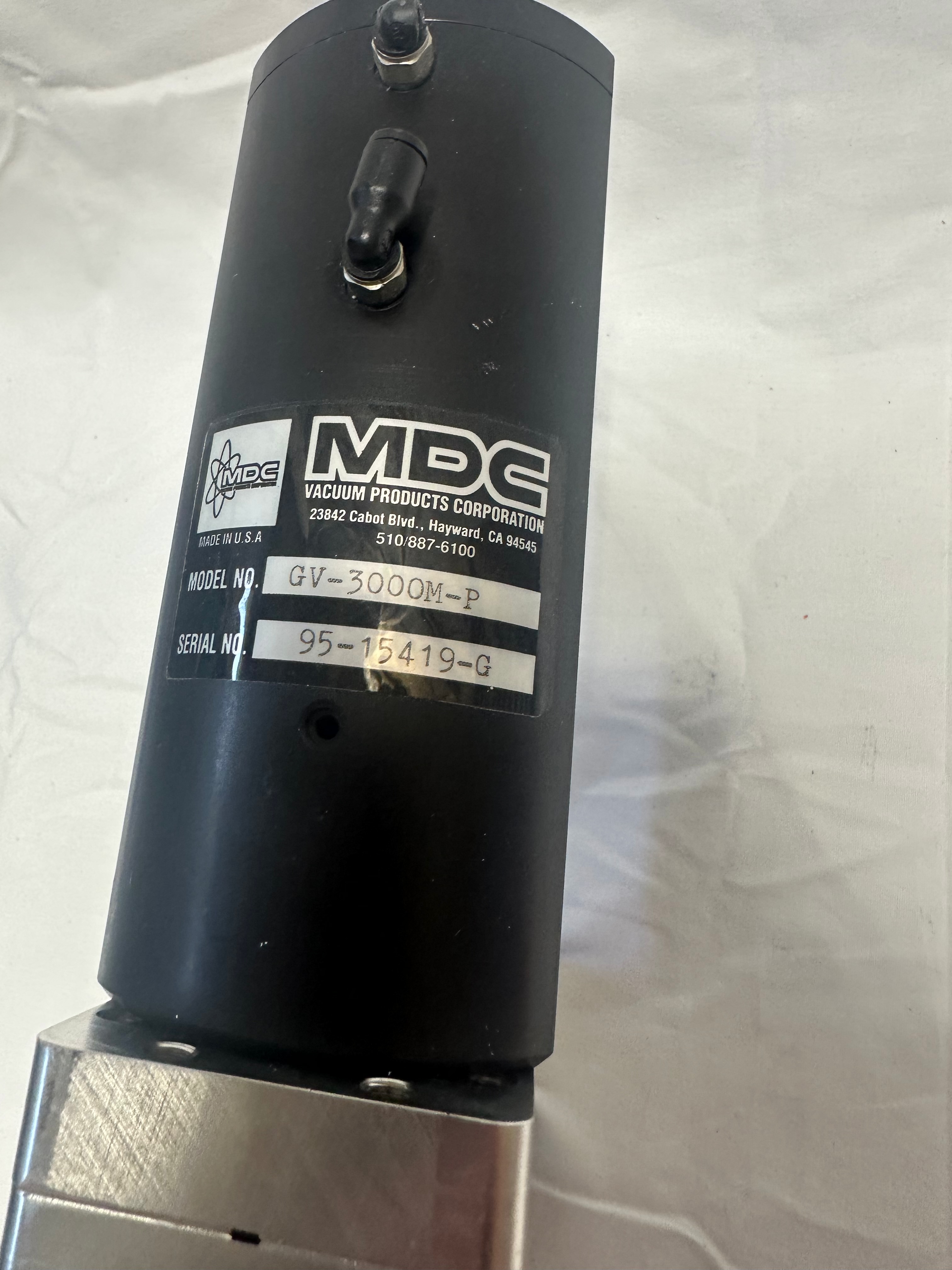 MDC CF4.5 gate valve view 3