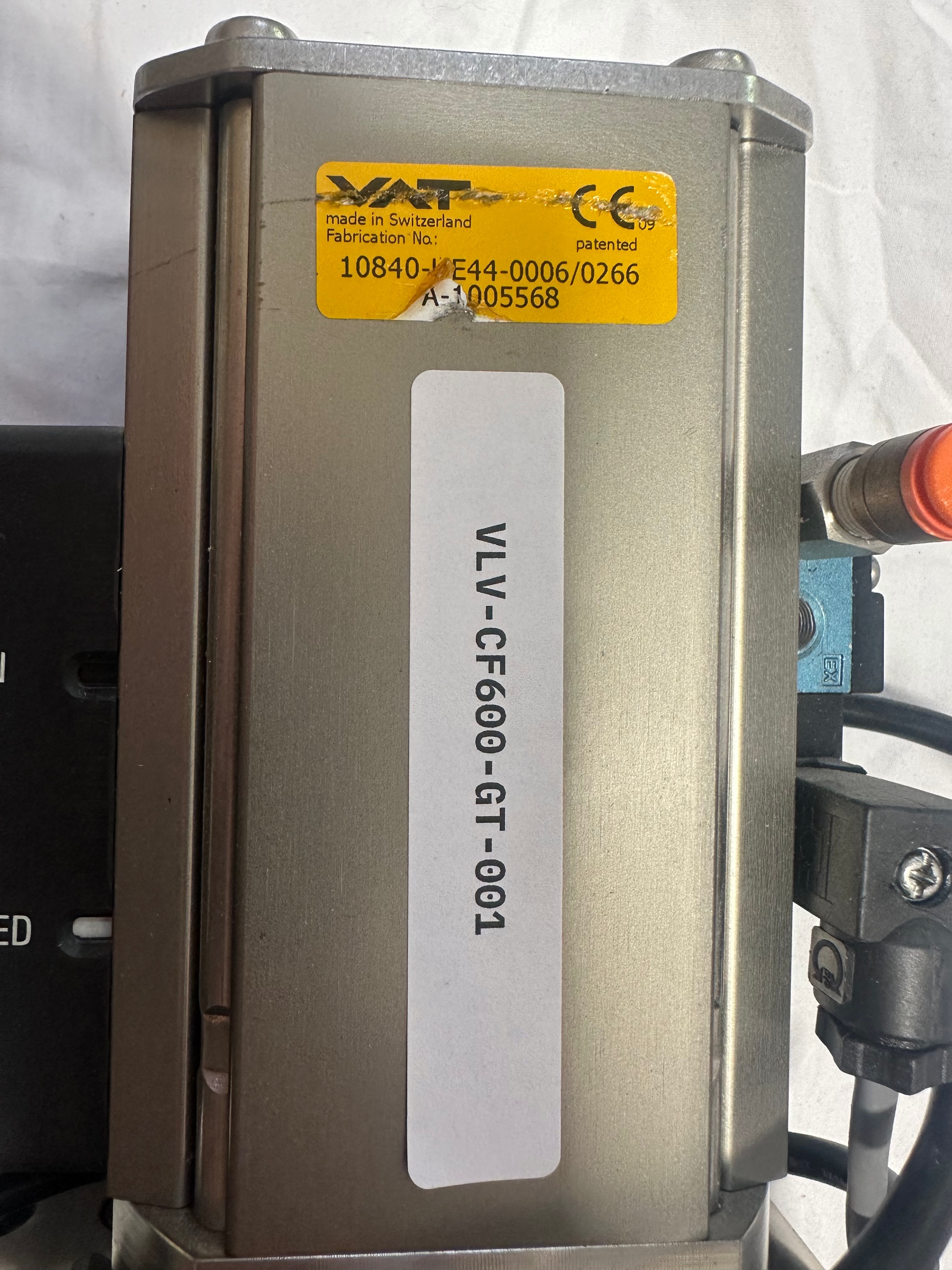 VAT CF6 gate valve view 3